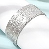 21.5MM 304 Stainless Steel Textured Cuff Bangles for Women SA-CBA37BC-26P-1