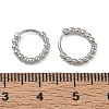 304 Stainless Steel Hoop Earrings SA-CBA46AF-25P-5