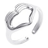 Titanium Steel Open Cuff Rings GN4869-1-1