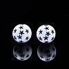 Opaque Acrylic Beads MACR-N012-11-A01-2