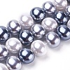 Shell Pearl Beads Strands BSHE-L035-E04-2