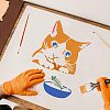 Plastic Reusable Drawing Painting Stencils Templates DIY-WH0202-285-5