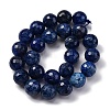 Natural Dragon Veins Agate(Dyed & Heated) Beads Strands G-K390-A12-01-4