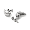 Non-Tarnish 304 Stainless Steel Stud Earing for Women Men STAS-P319-35P-2