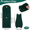 Rectangle Velvet Watch Storage Bag AJEW-CN0008-18A-2