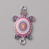 Alloy Enamel Connector Charms LS-ENAM-WH0061-47B-1