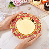 1Pc Iron Flat Round Display Panel for Fragrance Activity AJEW-MB0001-13B-5