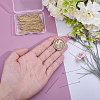 220Pcs Brass Eye Pins KK-ME0004-63-3