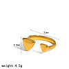 304 Stainless Steel Cuff Open Rings WG8B2A1-07-1