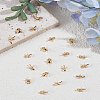 20Pcs Brass Eye Pin Peg Bails KK-LP0004-54G-1
