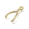 Brass Micro Pave Cubic Zirconia Pendants KK-C090-08A-G-2