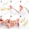 Beebeecraft 24Pcs 3 Style Square & Triangle & Ring Brass Stud Earring Findings KK-BBC0012-84-6