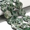 Natural Green Spot Jasper Beads Strands G-Z061-B08-02-2