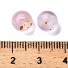 Frosted Transparent Acrylic Beads X1-OACR-F013-13J-3