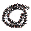 Handmade Bumpy Lampwork Beads Strands LA-CBA05D6-01-12-4