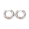 Non-Tarnish 304 Stainless Steel Hoop Earrings for Women EJEW-F339-01P-01-3