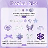 100Pcs 19 Styles Transparent & Opaque Acrylic Beads MACR-FS0002-37-4