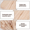 Wood Boards for Taekwondo Performances AJEW-WH0009-14-4
