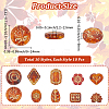 100Pcs 10 Styles Acrylic Beads OACR-PA0001-12-2