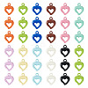 50Pcs Baking Paint Acrylic Pendants OACR-TA0004-83D-1