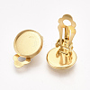 201 Stainless Steel Clip-on Earring Findings LS-X-STAS-T045-34B-G-3