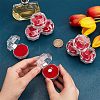 CHGCRAFT 40Pcs Octagon Transparent Plastic Ring Boxes CON-CA0001-020-3