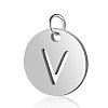 Non-Tarnish 304 Stainless Steel Charms STAS-S105-T514S-V-1