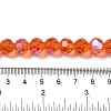 Electroplate Transparent Glass Beads Strands EGLA-A035-T10mm-L05-4