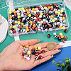 220Pcs 11 Styles Handmade 8 Ball Polymer Clay Beads CLAY-TA0001-88-7