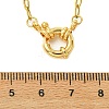 2.5MM 304 Stainless Steel Paperclip Chain Necklaces NJEW-JN06449-01-4