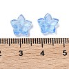 Dyed & Heated Glass Bead Caps X-GLAA-Z019-02N-3