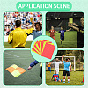 2Pcs PVC Plastic Football Referee Card AJEW-WH20121-16-4