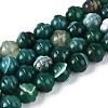 Dyed Natural Agate Beads Strands G-T144-27B-4