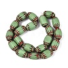 Handmade Millefiori Glass Barrel Beads LA-N002-15D-2