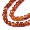 Natural Banded Agate/Striped Agate Beads Strands G-S359-374A-3