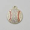 Alloy Rhinestone Pendants FIND-CJC0016-50A-1