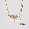 Chic Minimalist Dolphin Brass Micro Pave Cubic Zirconia Pendant Necklaces FG4743-2-1