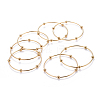 Fashion 304 Stainless Steel Bangle Sets BJEW-L664-023B-G-3