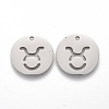 Tarnish Resistant 201 Stainless Steel Pendants LS-STAS-Z001-B-07P-1