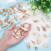 22Pcs Opaque Acrylic Pendants SACR-PH0002-26-3