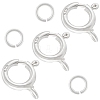 8Pcs 925 Sterling Silver Spring Ring Clasps STER-CN0001-33A-1