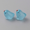 Luminous Resin Chick Display Decoration RESI-WH0038-10F-1