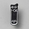 Cat Black Enamel Pins JEWB-CJC0013-04-1