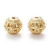 Alloy Hollow Beads PALLOY-P238-24G-RS-2