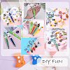 15Pcs 15 Styles PVC Plastic Beads SIL-SZ0002-03-6