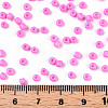 8/0 3mm Baking Paint Glass Seed Beads Loose Spacer Beads X-SEED-S002-K2-5