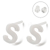 Hypoallergenic Bioceramics Zirconia Ceramic Stud Earrings EJEW-F340-04S-1