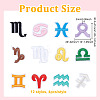 Fingerinspire 4sets Polyester Embroidery Cloth Patches DIY-FG0003-57-2