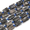 Natural Glaucophane Beads Strands G-A314-A08-01-2