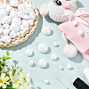 340Pcs 10 Style Plastic Shank Buttons Sets BUTT-PH0001-22-4